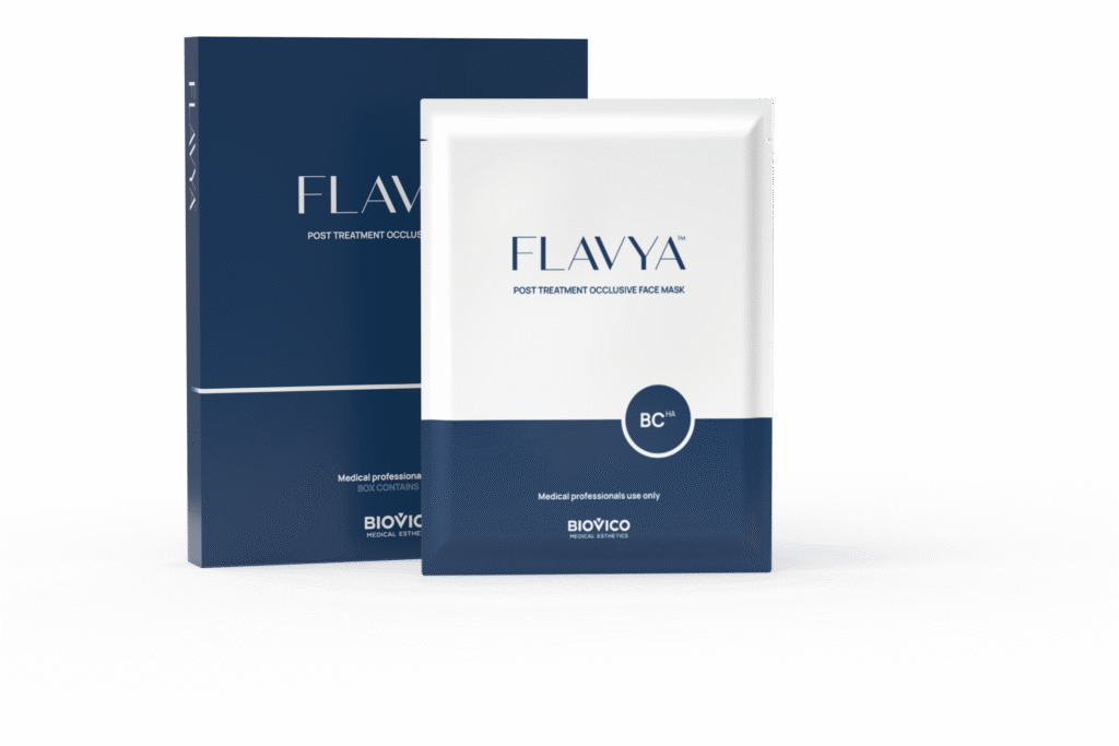 Flavya™ Masks & Patches — Възстановяване и комфорт след процедури